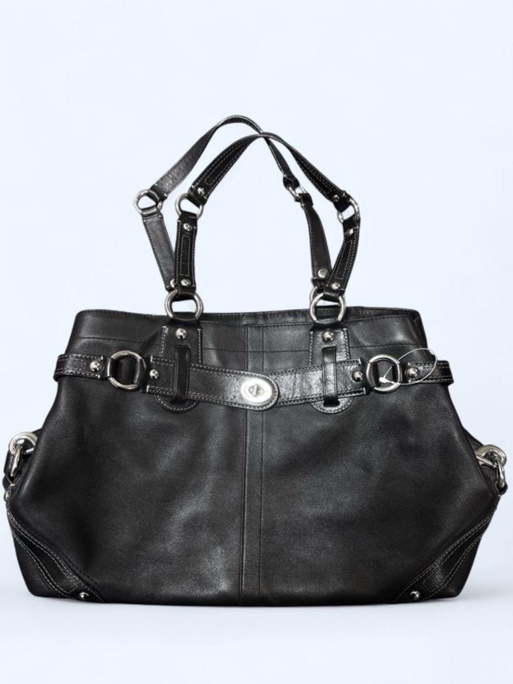 Coach Large Carly Leather Satchel /Tote